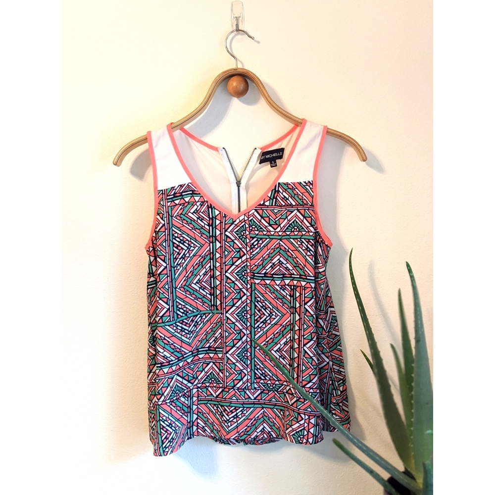 Geometric blouse